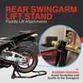 thumbnail image 4 of Venom Motorcycle Front+Rear Paddle Wheel Lift Stand Compatible with Yamaha FZR 400 600 750 1000, 4 of 9