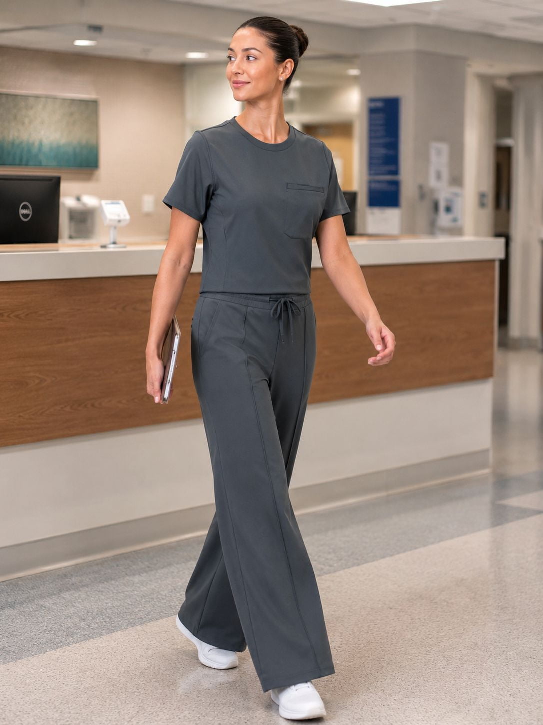 Pantalon médical à jambes larges pour femme FLEX SCRUBS