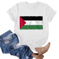 thumbnail image 2 of adviicd Hauts pour Femmes T-Shirt à Manches Courtes à Col Rond pour Femme 2024 Été Basique Décontracté à Blocs de Couleur T-Shirt Haut Blanc, TG, 2 of 5