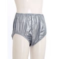 thumbnail image 4 of Manyakai Plastic Pants for Adult Diapers Incontinence Cloth Diaper Cover Rubber Underwear Grey M, 4 of 7