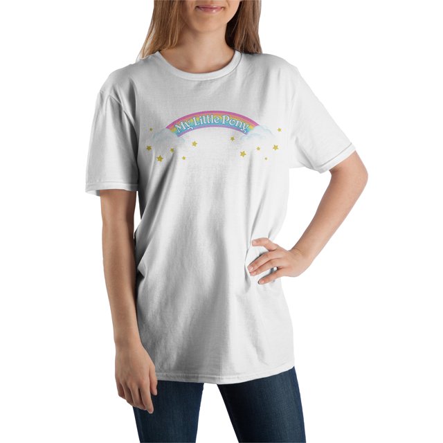 My Little Pony Logo Character Collage Back Design White T-Shirt