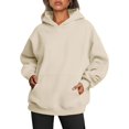 thumbnail image 1 of ORUYROP Sweat à Capuche Surdimensionné pour Femmes Pull Pull à Manches Longues avec Poche, 1 of 7
