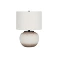 thumbnail image 4 of Monarch Specialties Lighting, 21"h, Table Lamp, Cream Ceramic, Ivory / Cream Shade, Modern, 4 of 6
