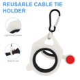 thumbnail image 4 of Tool Kit for Home, Zip Tie Organizer Lightweight Plastic Cable Organizer Holder Reusable Cable Tie Tightener Cable Tie Cable Tie Bracket Tool for Wire Ties Management(Tie Not Included), 4 of 7