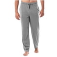 thumbnail image 1 of Mgmyaa Men's Lightweight Pajama Pants Soft Lounge Sleep Joggers Adjustable Drawstring & Pockets All-Season Sleepwear, 1 of 7