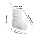 thumbnail image 3 of White Christmas Decorations,Christmas Decorations for Tree Christmas Socks White Shiny Silk Socks 9-Inch Letter Socks Fireplace Decoration Socks Pendant White Christmas Tree, 3 of 6