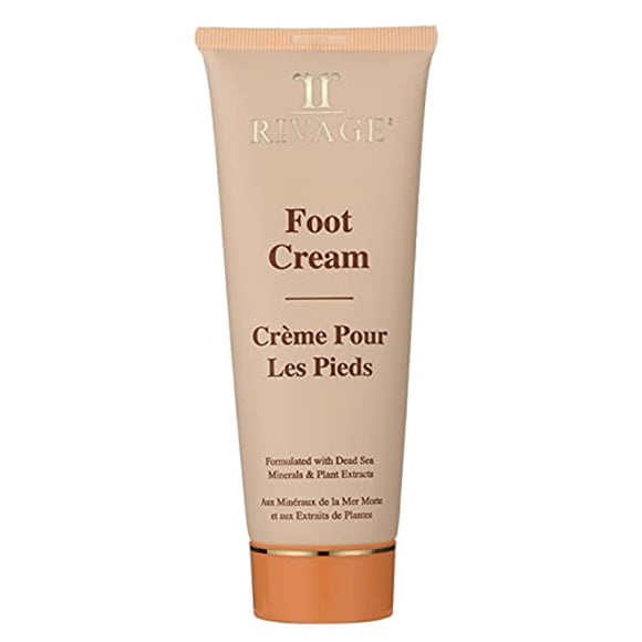 RIVAGE NATURAL DEAD SEA MINERALS FOOT CREAM 100ml FORMULATED with DEAD SEA MINERALS