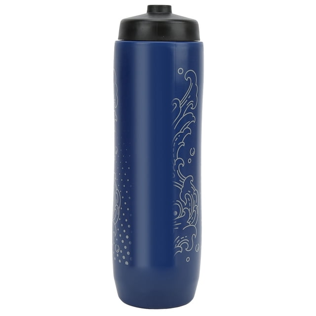 Cycling Sports Kettle, Dustproof Squeeze Type PP5 Cycling Water Bottle For Camping Blue