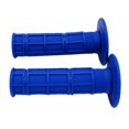thumbnail image 2 of Miulika Poignée en Caoutchouc pour Moto 22MM 7/8 Pouces Rétro Bobber Universelle Bleue, 2 of 6