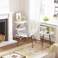 thumbnail image 3 of Songmics 3-Piece Acapulco Patio Furniture Set, White, 3 of 7