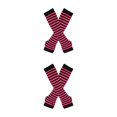 thumbnail image 2 of Maytalsory Bas Longs Épais et Confortables en Polyester Faciles à Assortir rose Rouge et Noir 2Set, 2 of 6