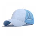 thumbnail image 1 of MesaSe Casquette de Baseball en Coton à Queue de Cheval Respirante avec Fermeture Arrière Réglable, 1 of 6