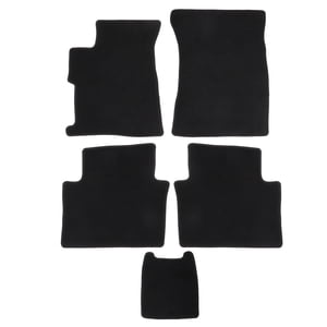Unique Bargains 1 Set Car Floor Mats for Honda Civic Sedan 12-16 Non-slip Velour Front Rear Car Floor Carpet Liners Rugs