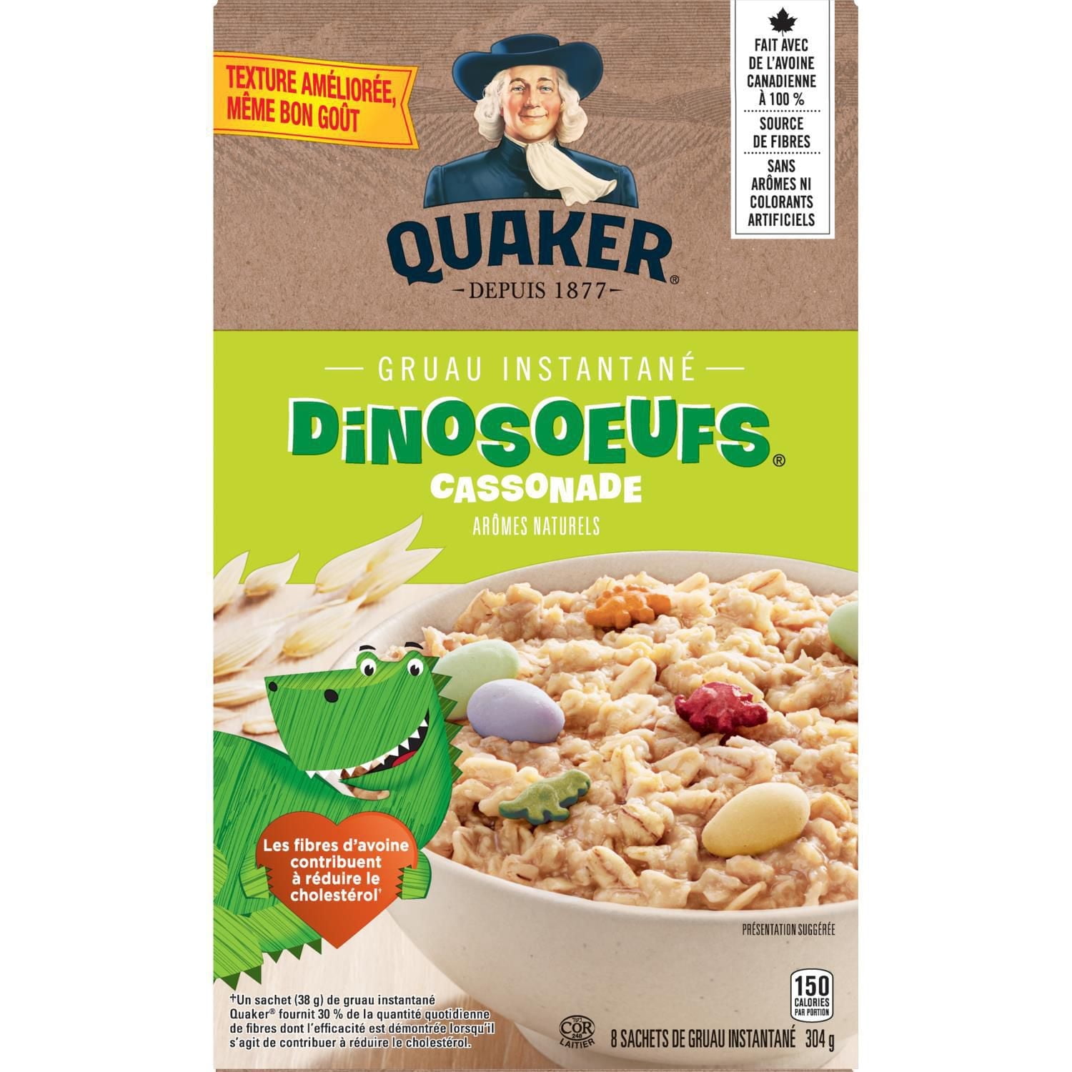 Quaker Gruau instantané Dinosœufs