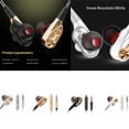 thumbnail image 4 of Braveheart QKZ CK8 Earphone Double Unit Drive 3.5mm In Ear Headset Dual-Dynamic HiFi Wired Gaming Music Microphone Earbuds, 4 of 9