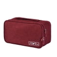 thumbnail image 1 of kurtrusly Underwear Bag Waterproof Multi-Function Organizer Socks Packing Storage Bag Cosmetic Accessories Storage Case for Travel Trip Vacation, 1 of 7
