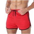 thumbnail image 1 of ohmzyzo Men's Running Shorts 3 Inch Quick Dry Gym Athletic Jogging Shorts with Zipper Pockets, 1 of 8