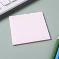 thumbnail image 3 of Transparent PET Sticky Notes Pack - Semi-See-Through Student Reminder Sheets for Books, Files & Office Annotation - 75x75mm, 3 of 8