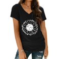 thumbnail image 5 of WTXUE T-Shirts à Manches Courtes, Chandails à Col Rond pour Femmes T-Shirts à Col en V pour Femmes Légers et Doux T-Shirts d'Été Décontractés Hauts pour Femmes Grande Taille, 5 of 5