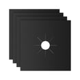 thumbnail image 1 of Oleegame 2PC Trashcans For Bedroom Stove Burner Cover, Double-Thick Reusable Non-Stick Heat-Resistant Gas Stove Protector, Cuttable Stove Burner Lining For Kitchen Black, 1 of 1