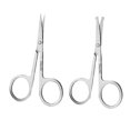 thumbnail image 1 of CUITING 2 pcs Small Scissors  Comfort-Grip Handles  Facial Hair Grooming Set Eyebrow Nose Hair Trimming Kit, 1 of 5