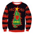 thumbnail image 4 of Pull de Noël en Tricot à Manches Longues Pull Imprimé Noël Sweat Couple, 4 of 5