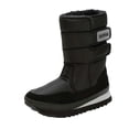 thumbnail image 1 of jovati Mens Winter Solid Color Keep Warm Ankle Shoes Plus Velvet Boot Flat Snow Boots, 1 of 9