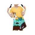 thumbnail image 1 of Robe T-shirt Fille Automne Carotte Récolte Champ Rabbit Chien Manches Courtes 5 Ans, 1 of 1