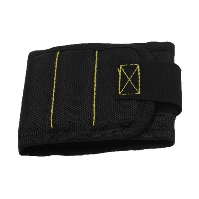 TFixol Bracelet Magnétique Robuste pour Projets de Menuiserie et de Bricolage, Conception à Aimants à Rangées Multiples pour la Collecte de Clous et de Vis, Construction en Polyester Durable, Offert en Plusieurs Couleurs