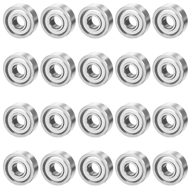 Unique Bargains 20pcs 605ZZ 5mmx14mmx5mm Roulement à Billes à Rainure Profonde Miniature à Double Blindage