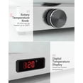 thumbnail image 4 of PIONEERWORKS 9 QT Electric Chafing Dish Buffet Set with Temperature Control and Roll Top with 1 Full-Size Pan & 2 Half-Size Pan, Temperature Control Display for Parties, Catering, 4 of 7