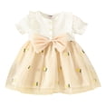 thumbnail image 2 of SXcggal One Robe Princesse pour Tout-Petites Filles à Manches Courtes avec Nœud, Imprimés de Fruits, Robe de Danse, Robes de Fête, Vêtements, Belle, Respirante, Mignonne, Robe pour Fille, 2 of 4