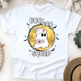 thumbnail image 1 of Boo Boo Squad Nurse T-Shirt | Cute Ghost Medical Graphic Tee, White, Size S, 1 of 6