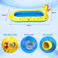 thumbnail image 2 of TFixol Dinosaur-Themed Inflatable Water Play Pool for Kids - Outdoor Summer Fun with Dual Spray Systems, Large PVC Design for Backyard, Beach, or Lawn Use, 2 of 6