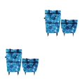 thumbnail image 3 of ZheElen Sac de Courses Pliable avec Roues Pratique et Durable Large Application Sac de Courses Multifonction Sacs de Courses Orchidée Noble 2Set, 3 of 6