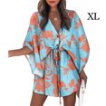 thumbnail image 5 of Robes à Lacets pour Femmes Été Jupe Élégante Décontractée Robe Courte à Nouer Fête Plage Maison Travail Type4 TG, 5 of 5