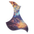 thumbnail image 1 of Acoustic Guitar Pickguard Protective Self Adhesive Non Scratch Sea Wave Thickened Bright Plate, 1 of 12
