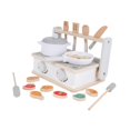 thumbnail image 2 of Bunblic Kitchen Cooking Set Kids Toy Grill Stovetop Toy with Accessories Wooden Play Kitchen Toy for Kids Age 3 Year up Holiday Gifts, 2 of 8