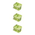 thumbnail image 2 of Transemion Support d'Éponge de Maquillage 2 Compartiments Détachable Porte-Soupape Vert 3Set, 2 of 6