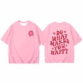 thumbnail image 3 of PMVFHDE Hauts Fille Fille Hauts Décontractés Filles Hauts à Manches Courtes Filles T-Shirts Graphiques Filles Hauts pour Filles T-Shirt Imprimé à Col Rond à Manches Courtes pour Garçons et Filles Rose,10-11 Ans, 3 of 3