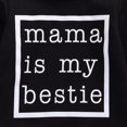 thumbnail image 4 of Baby Pullover Sweater, mama is my bestie Letter Printing Ribbed Closing Classic Round Neck Spring Clothing, 4 of 6