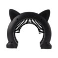thumbnail image 4 of Porte pour Chat Intégrée Intérieure, Porte Creuse pour Chat avec Brosse de Toilettage pour Intérieur Extérieur, 4 of 8