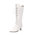 thumbnail image 2 of Cameland Large Women's Fall/Winter Lace Contrast Boots Mutual Lace High Heel Boots, 2 of 5