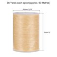 thumbnail image 2 of Unique Bargains Pale Gold Polyester Waxed Leather Sewing Thread, 98 Yards, 2 of 5