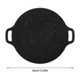 thumbnail image 2 of Classification de Produit Plateaux de Cuisson et Plateaux Titre de Produit Poêle Ronde Antiadhésive pour Gril BBQ Coréen d'Intérieur Poêle à Frire et à Cuire Multifonction pour Maison Cuisine Camping 1 Pce, 2 of 3