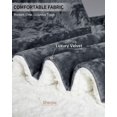 thumbnail image 3 of Eastvita Safe Velvet Soft Heated Throw Blanket - 50x60 Inch/4 Heat Levels/4H Auto Off/Overheat Protection/Dark Grey, 3 of 7