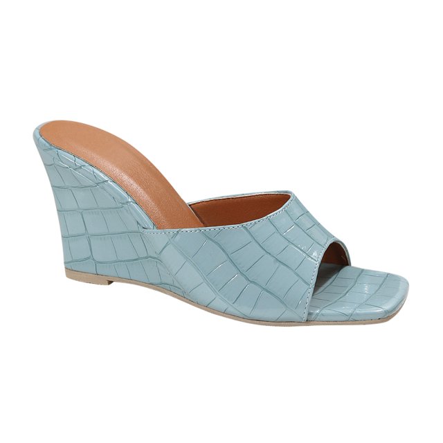 KIHOUT Summer Womens Sandals, New Sloping Heels for Ladies Casual Wearing Sandals, Retro Open Toe Slippers
