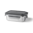 thumbnail image 4 of Starfrit LocknLock Steel, Stainless Steel Food Storage Container, Capacity of 14oz/400ml, with Lid, 4 of 8