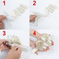 thumbnail image 5 of HLONK 10 PCS Large Pull Bow Gift Wrapping Bows  Pull Bow with Ribbon for Wedding Gift Baskets  Party Gift Wrap Bows  Presents Decorating Bows Blue, 5 of 5
