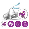 thumbnail image 1 of Darling Souvenir 190 Pcs DIY Candy Chocolate Labels Its A Girl Theme Stickers-Purple, 1 of 2